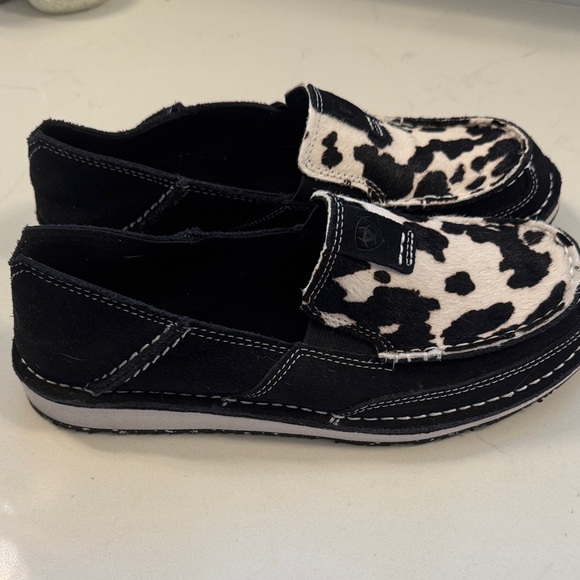 Ariat Black and White Patterned Loafers - Picture 3 of 5